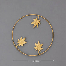 Load image into Gallery viewer, Nordic Style Leaf Shape Hanging Wall Painting Decoration Iron Art Creative Retro Home Living Room Bedroom Decor Accessories
